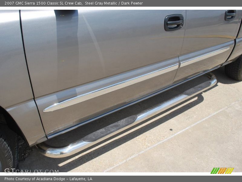 Steel Gray Metallic / Dark Pewter 2007 GMC Sierra 1500 Classic SL Crew Cab