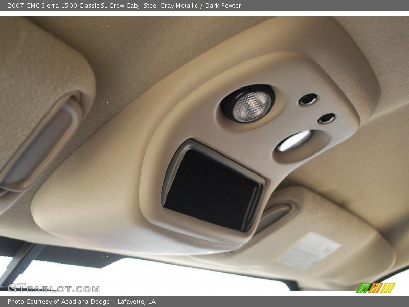 Steel Gray Metallic / Dark Pewter 2007 GMC Sierra 1500 Classic SL Crew Cab