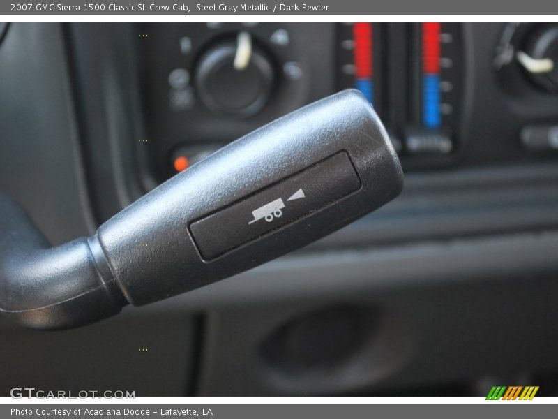 Steel Gray Metallic / Dark Pewter 2007 GMC Sierra 1500 Classic SL Crew Cab