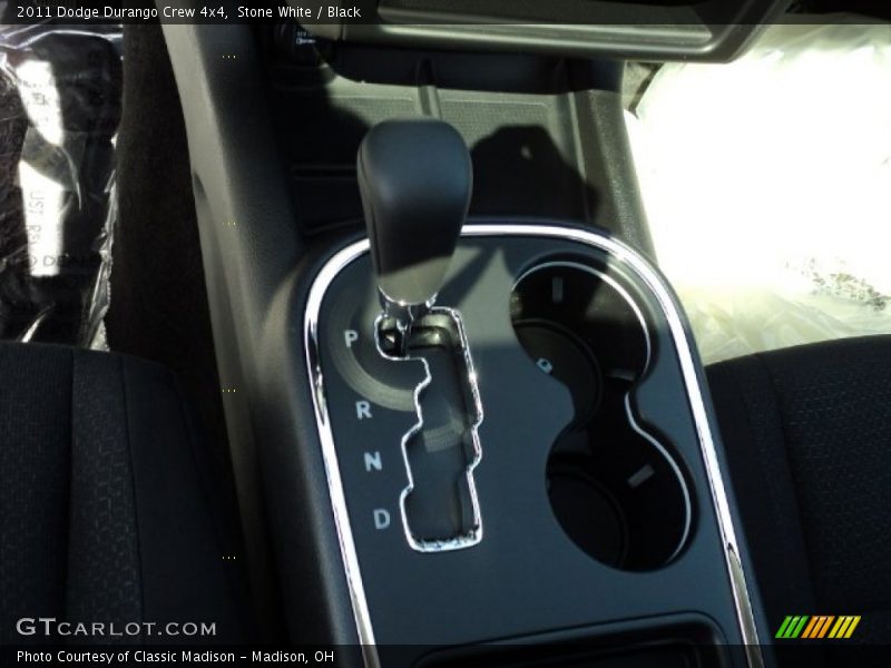 Stone White / Black 2011 Dodge Durango Crew 4x4