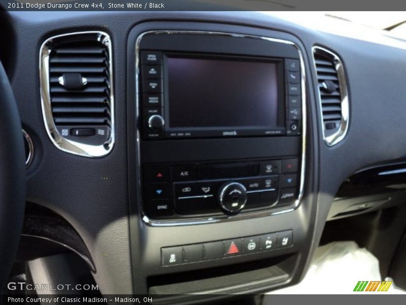 Stone White / Black 2011 Dodge Durango Crew 4x4