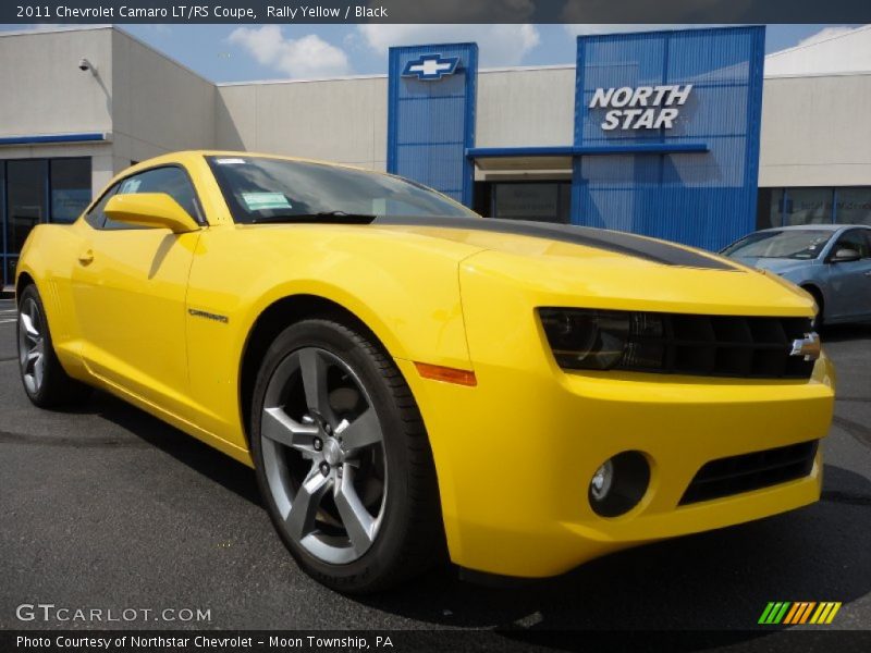 Rally Yellow / Black 2011 Chevrolet Camaro LT/RS Coupe