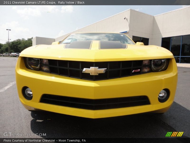 Rally Yellow / Black 2011 Chevrolet Camaro LT/RS Coupe