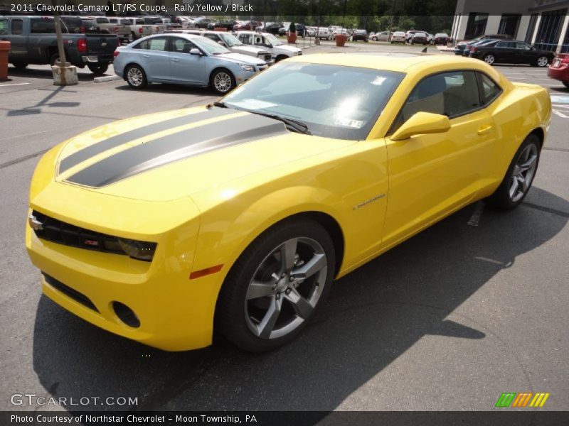 Rally Yellow / Black 2011 Chevrolet Camaro LT/RS Coupe