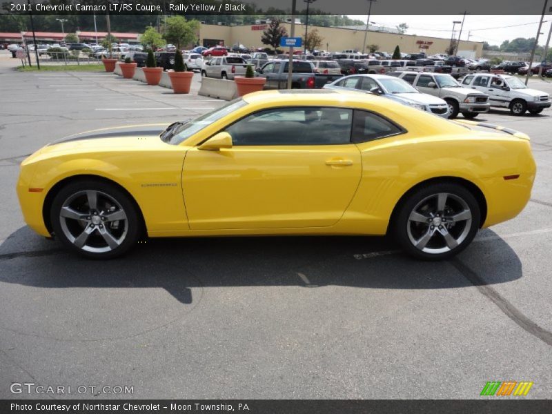 Rally Yellow / Black 2011 Chevrolet Camaro LT/RS Coupe