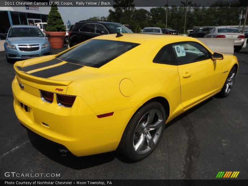 Rally Yellow / Black 2011 Chevrolet Camaro LT/RS Coupe
