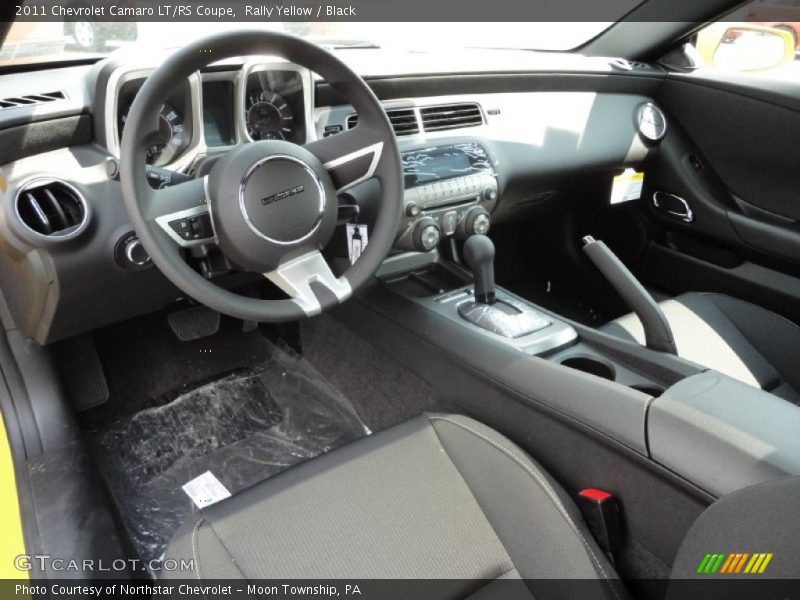 Rally Yellow / Black 2011 Chevrolet Camaro LT/RS Coupe