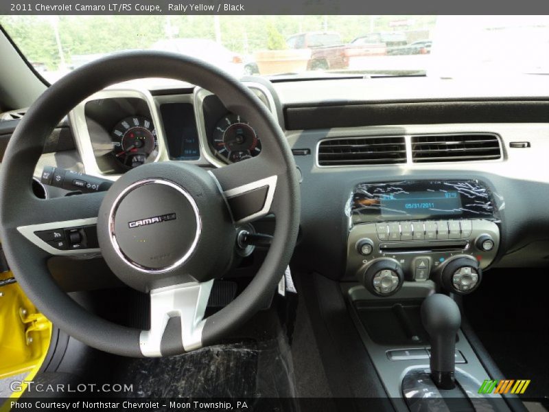Rally Yellow / Black 2011 Chevrolet Camaro LT/RS Coupe