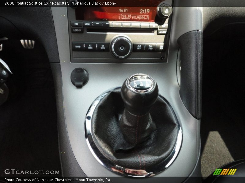 Mysterious Black / Ebony 2008 Pontiac Solstice GXP Roadster