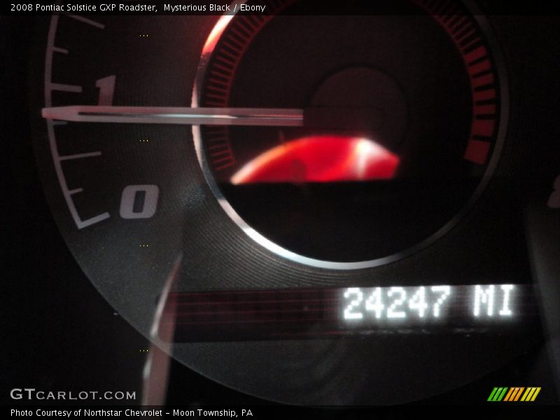 Mysterious Black / Ebony 2008 Pontiac Solstice GXP Roadster