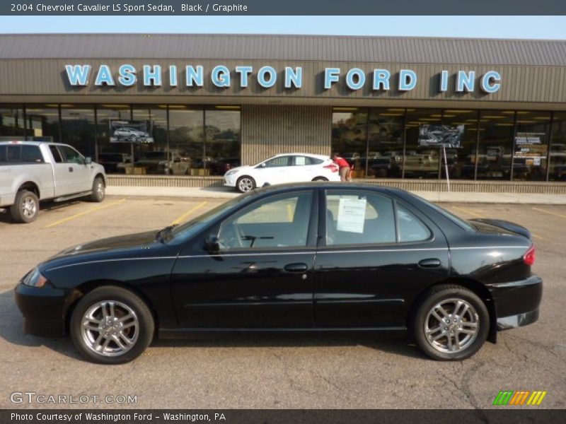 Black / Graphite 2004 Chevrolet Cavalier LS Sport Sedan