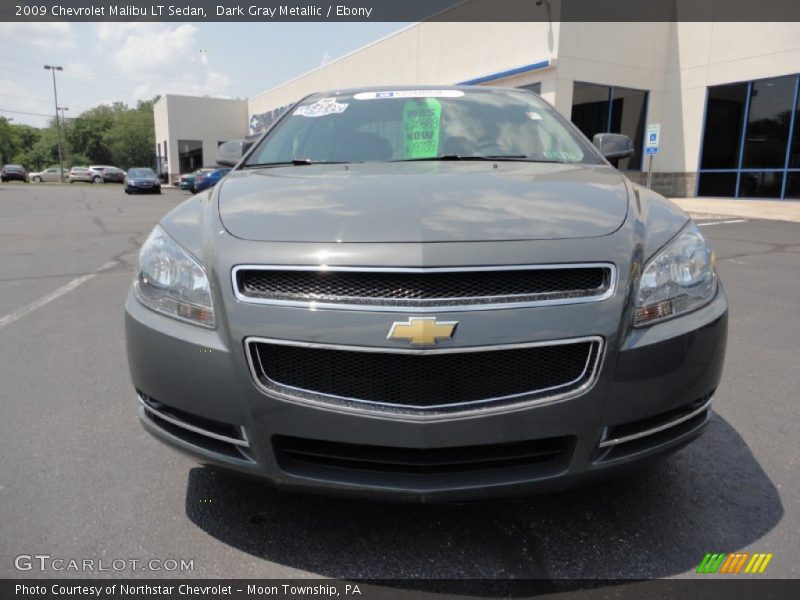 Dark Gray Metallic / Ebony 2009 Chevrolet Malibu LT Sedan
