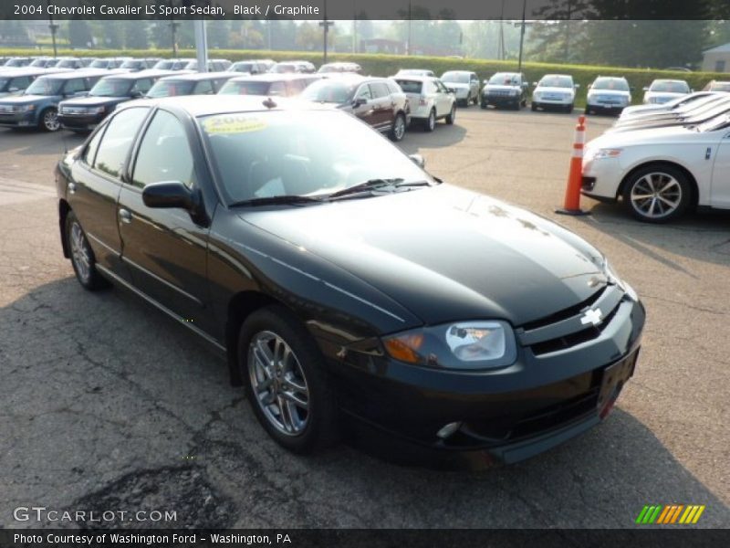 Black / Graphite 2004 Chevrolet Cavalier LS Sport Sedan