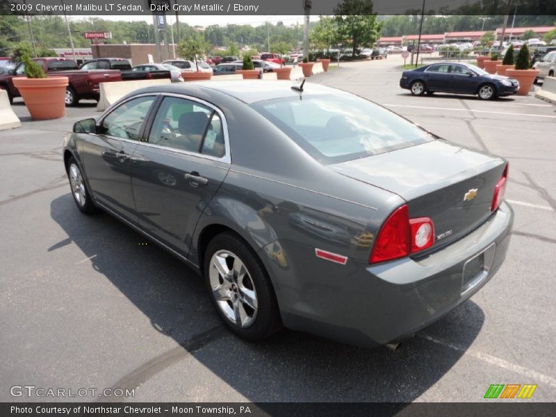 Dark Gray Metallic / Ebony 2009 Chevrolet Malibu LT Sedan