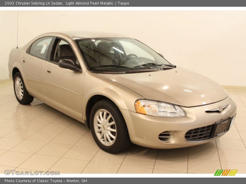 Light Almond Pearl Metallic / Taupe 2003 Chrysler Sebring LX Sedan