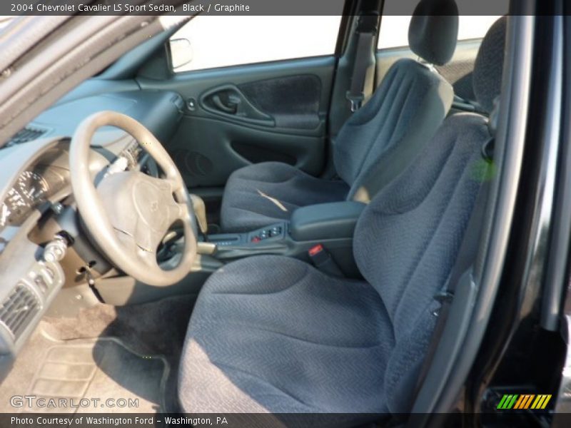  2004 Cavalier LS Sport Sedan Graphite Interior