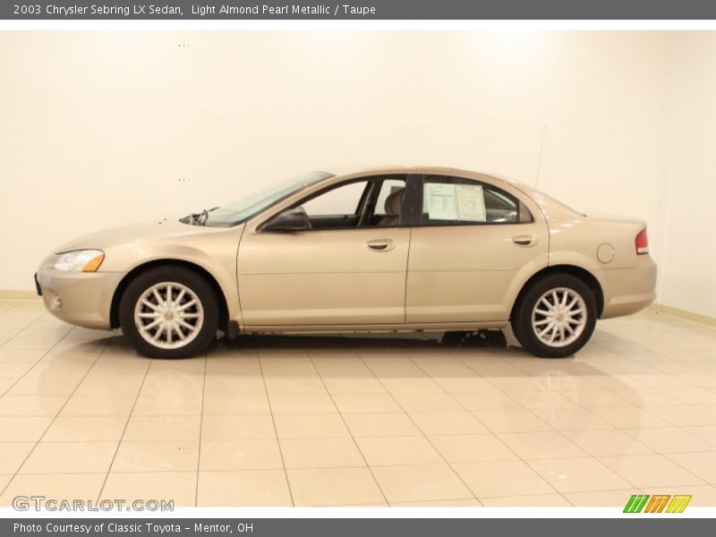 Light Almond Pearl Metallic / Taupe 2003 Chrysler Sebring LX Sedan