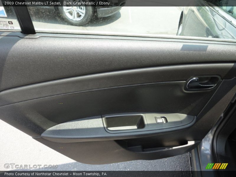 Dark Gray Metallic / Ebony 2009 Chevrolet Malibu LT Sedan