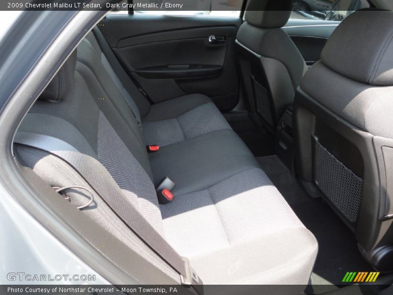 Dark Gray Metallic / Ebony 2009 Chevrolet Malibu LT Sedan