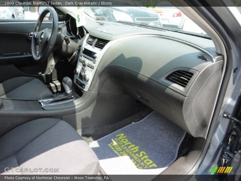 Dark Gray Metallic / Ebony 2009 Chevrolet Malibu LT Sedan
