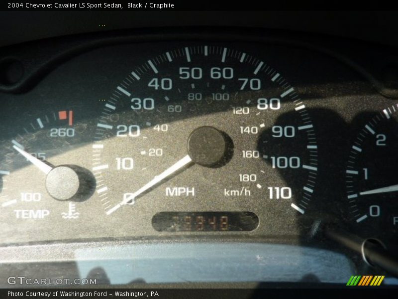 Black / Graphite 2004 Chevrolet Cavalier LS Sport Sedan