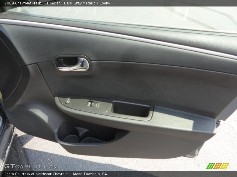 Dark Gray Metallic / Ebony 2009 Chevrolet Malibu LT Sedan
