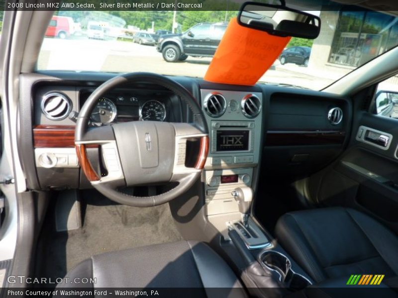 Silver Birch Metallic / Dark Charcoal 2008 Lincoln MKZ AWD Sedan