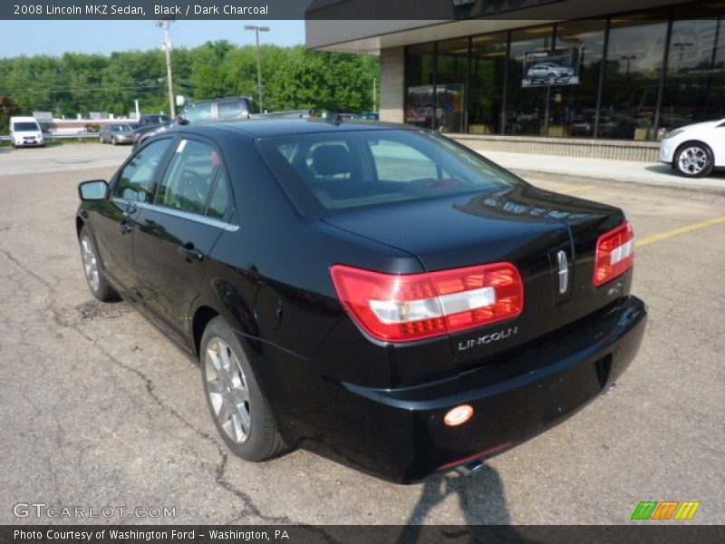 Black / Dark Charcoal 2008 Lincoln MKZ Sedan