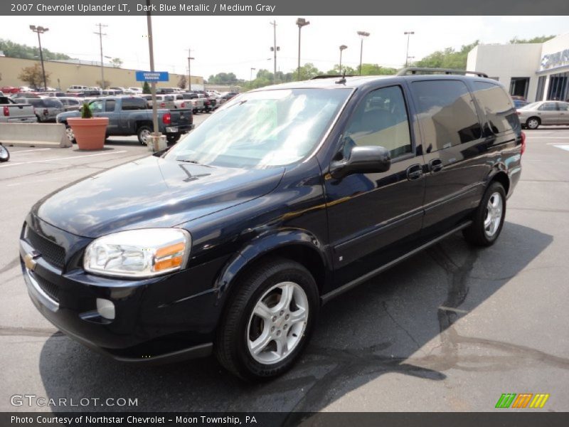Dark Blue Metallic / Medium Gray 2007 Chevrolet Uplander LT