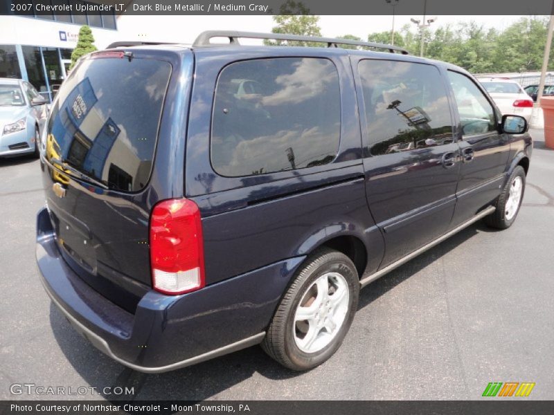 Dark Blue Metallic / Medium Gray 2007 Chevrolet Uplander LT