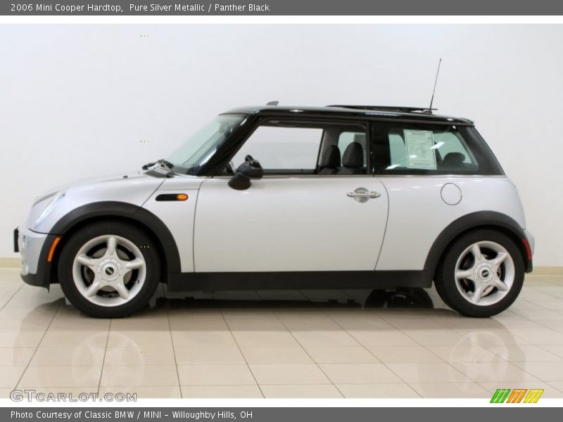 Pure Silver Metallic / Panther Black 2006 Mini Cooper Hardtop