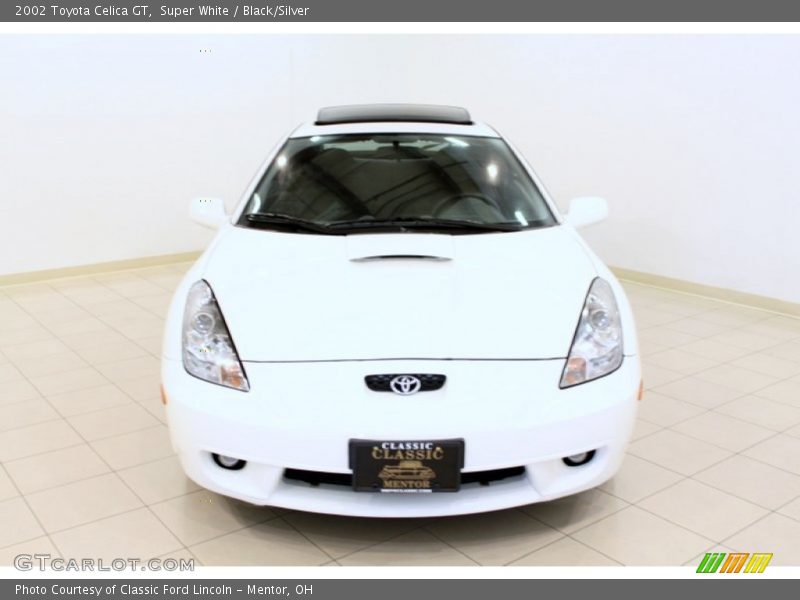 Super White / Black/Silver 2002 Toyota Celica GT