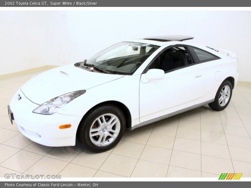 Super White / Black/Silver 2002 Toyota Celica GT