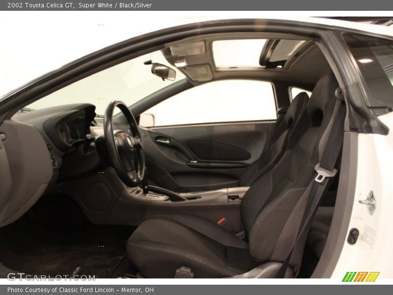 Super White / Black/Silver 2002 Toyota Celica GT