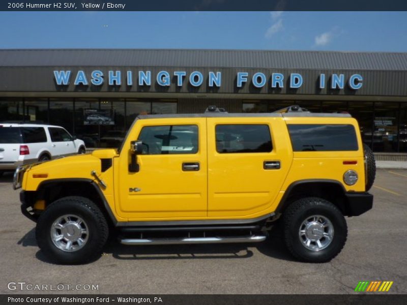 Yellow / Ebony 2006 Hummer H2 SUV