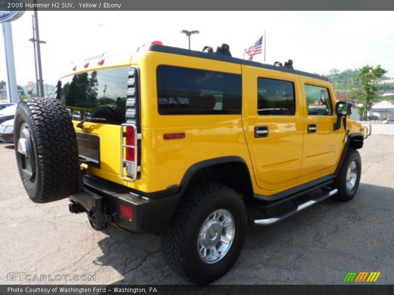 Yellow / Ebony 2006 Hummer H2 SUV