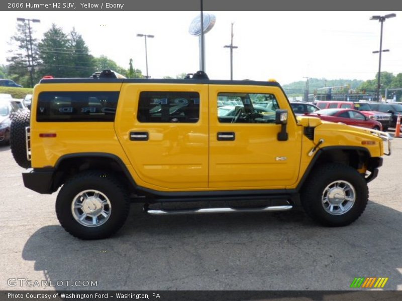 Yellow / Ebony 2006 Hummer H2 SUV