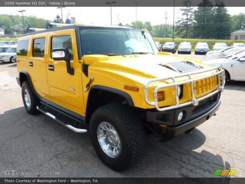 Yellow / Ebony 2006 Hummer H2 SUV