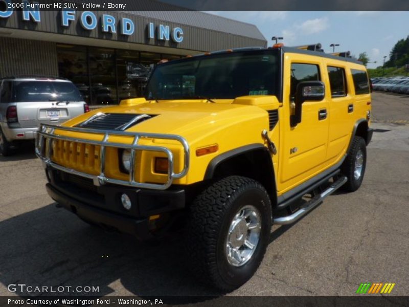 Yellow / Ebony 2006 Hummer H2 SUV