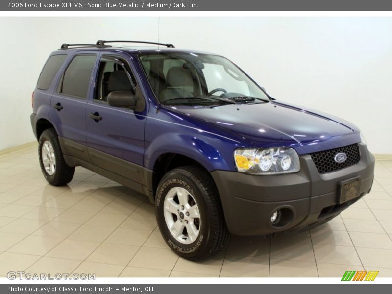 Sonic Blue Metallic / Medium/Dark Flint 2006 Ford Escape XLT V6