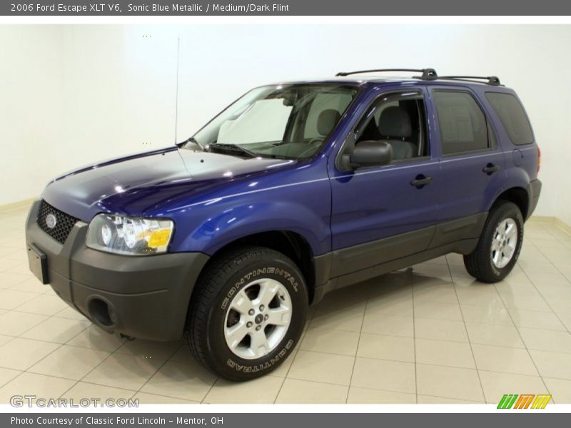 Sonic Blue Metallic / Medium/Dark Flint 2006 Ford Escape XLT V6