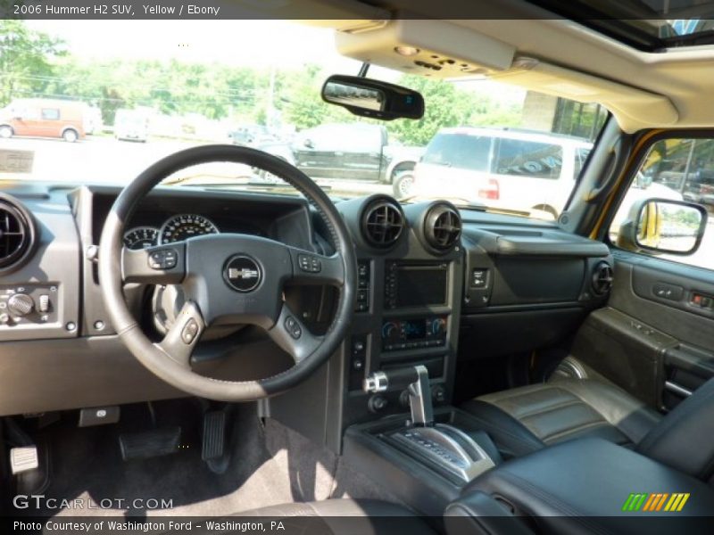 Yellow / Ebony 2006 Hummer H2 SUV