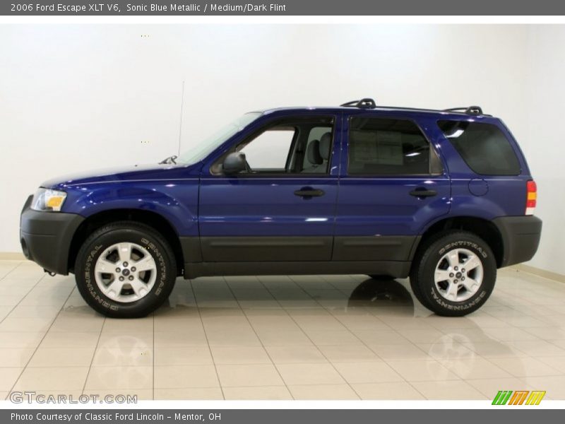 Sonic Blue Metallic / Medium/Dark Flint 2006 Ford Escape XLT V6