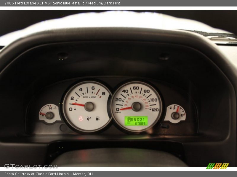 Sonic Blue Metallic / Medium/Dark Flint 2006 Ford Escape XLT V6