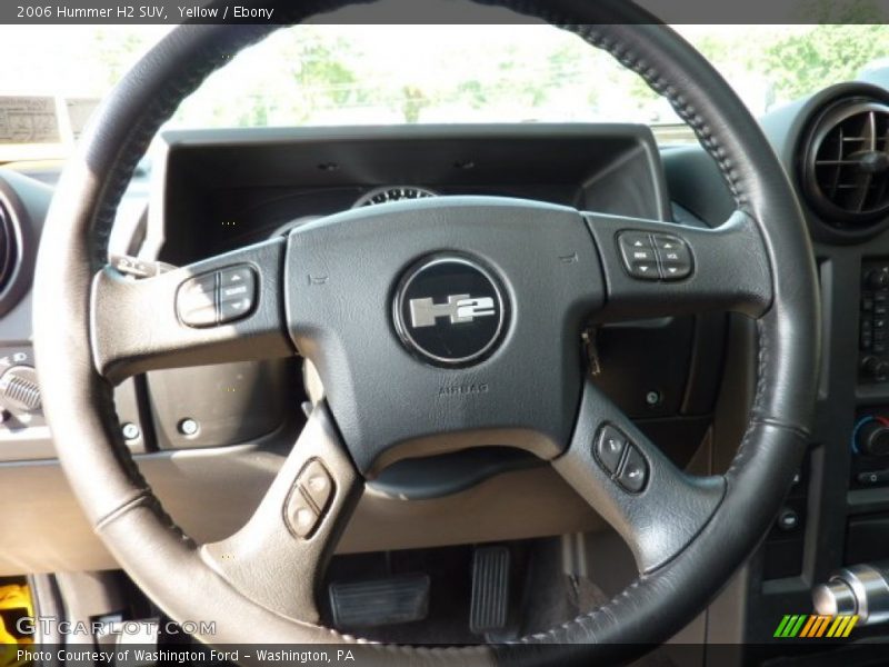 Yellow / Ebony 2006 Hummer H2 SUV