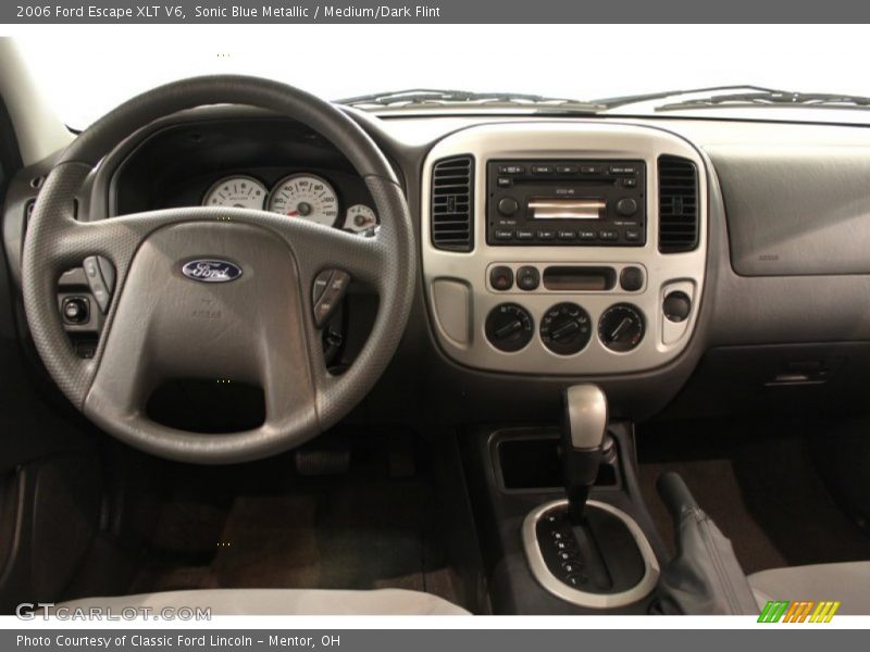 Sonic Blue Metallic / Medium/Dark Flint 2006 Ford Escape XLT V6