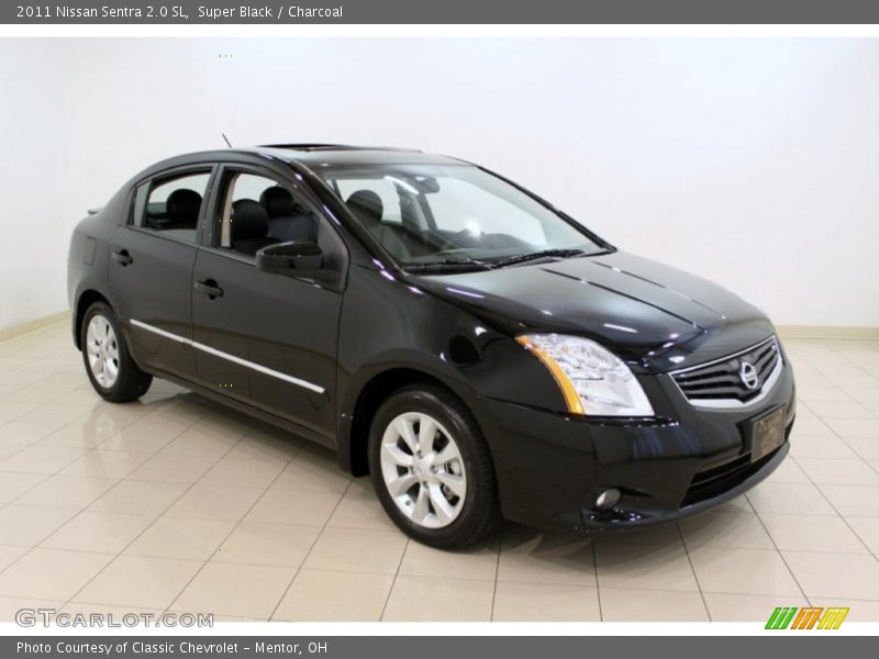 Super Black / Charcoal 2011 Nissan Sentra 2.0 SL