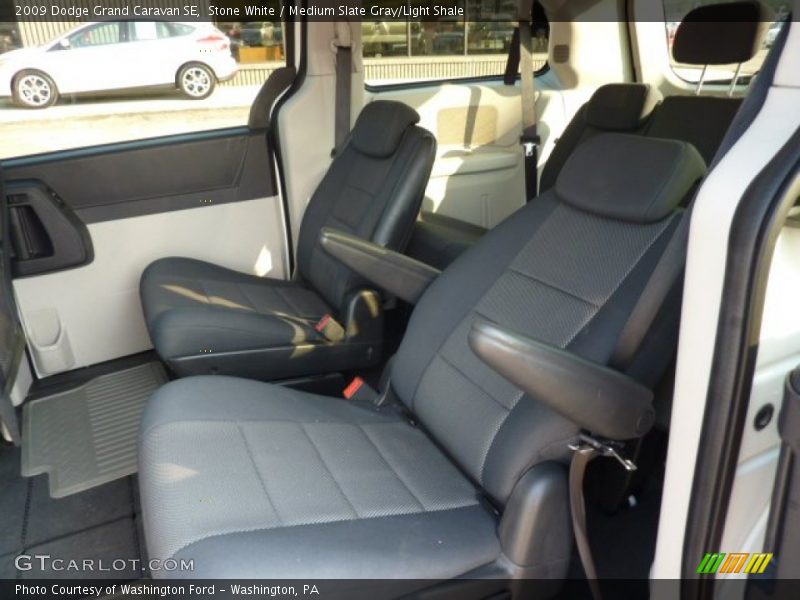 Stone White / Medium Slate Gray/Light Shale 2009 Dodge Grand Caravan SE