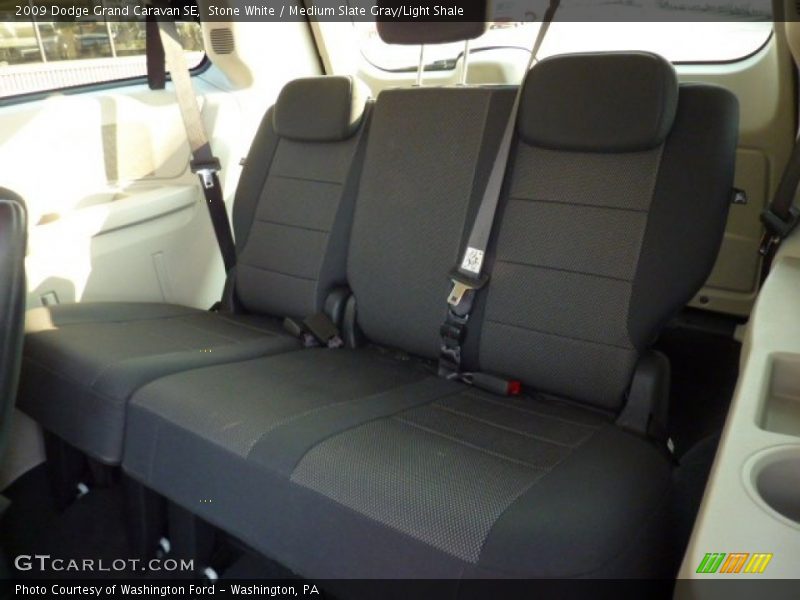 Stone White / Medium Slate Gray/Light Shale 2009 Dodge Grand Caravan SE