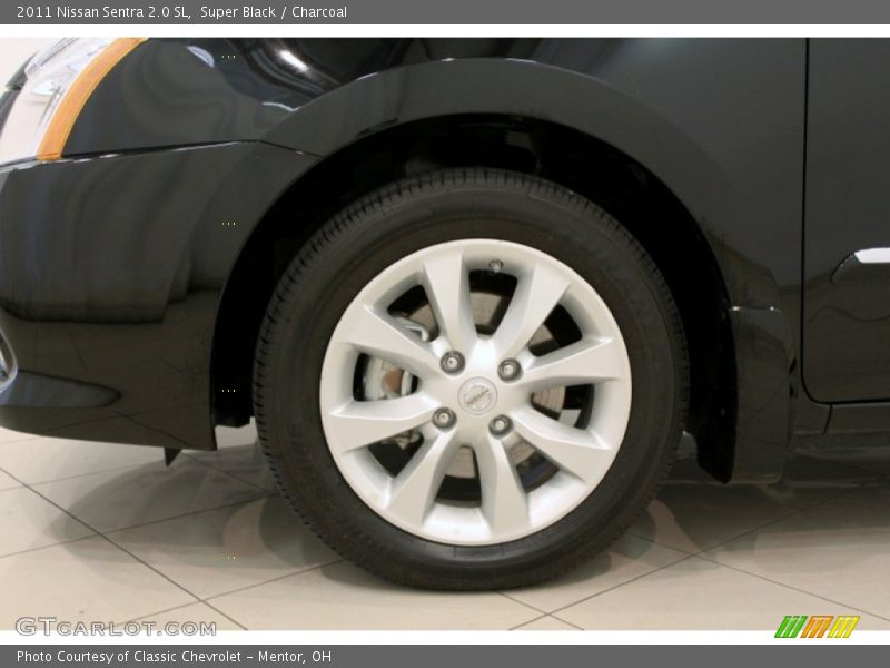 Super Black / Charcoal 2011 Nissan Sentra 2.0 SL